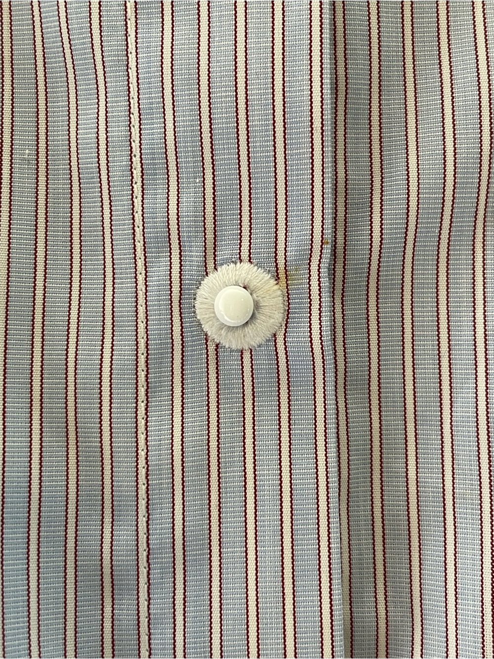 Misha Nonoo The Husband Long Sleeve Collared Cotton Button-Down Shirt Sz L Blue - Picture 8 of 13